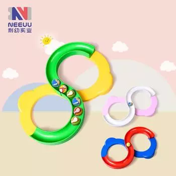 Встряхните звук для улучшения внимания. Детский развивающий 88-трековый мяч для тренировки концентрации и чувствительности. Игрушка-сетка на 8 персонажей, красная. синий/красный