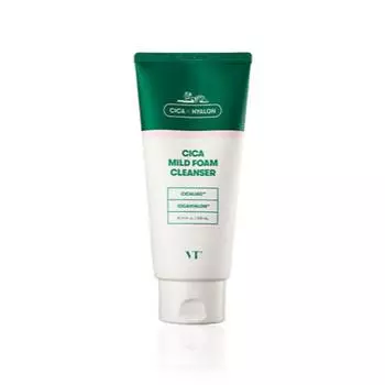 VT Cica Mild Foam Cleanser 300 мл – нежное ежедневное средство для умывания с экстрактом центеллы азиатской для чувствительной кожи
