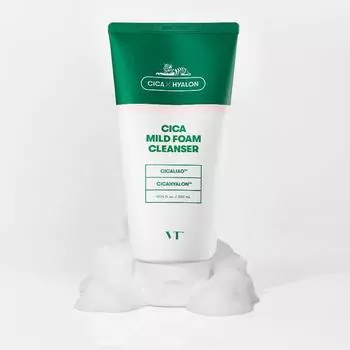VT Cica Мягкая очищающая пенка 300мл 1 PCS
