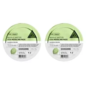 VT Cosmetic Reedle Shot EX Cica Modeling Pack 25 г*2 шт/4 шт 2Pcs