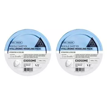 VT Cosmetic Reedle Shot EX Гиалуроновая моделирующая упаковка 25 г*2 шт/4 шт 2Pcs