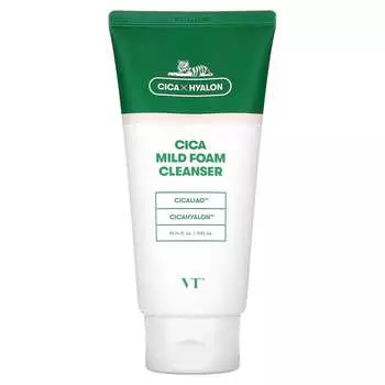 VT Cosmetics, Cica Mild Foam Cleanser, 10.14 fl oz (300 ml)