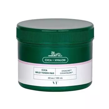 [VT Cosmetics] Cica Mild Toner Pad (60ea)