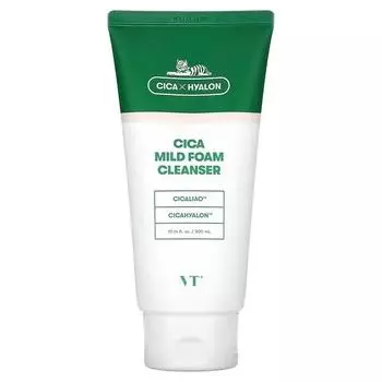 [VT Cosmetics] Cica Мягкая очищающая пенка 300 мл