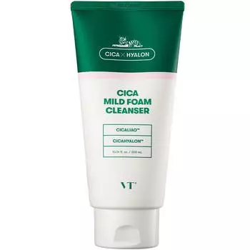 VT COSMETICS Cica Мягкая очищающая пенка 300мл