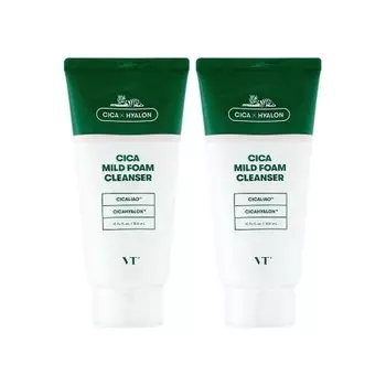 VT Cosmetics Cica Мягкая пенка для умывания 300 мл x 2