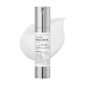 VT COSMETICS CICA Reedle Shot 300 Essence / комплекс центеллы, гиалуроновая кислота, экстракт зеленого прополиса (50мл)