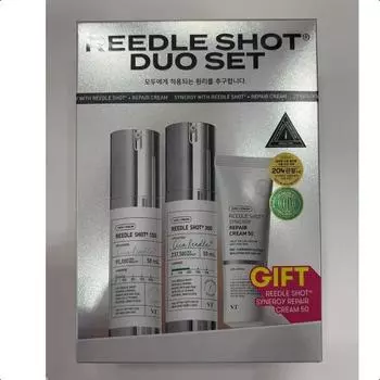 VT COSMETICS Reedle Shot Duo Set (Reedle Shot 100 + Reedle Shot 300+ Reedle Shot Synergy Repair Cream 50)