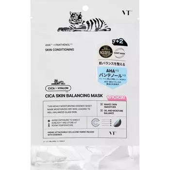 Vt Cosmetics Vt Cica Маска для балансировки кожи 9 листов