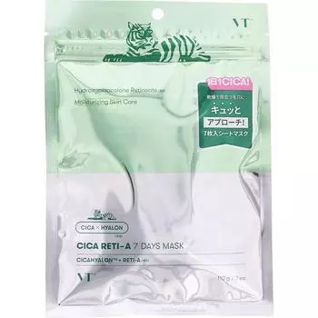 VT Cosmetics XcAreti A Семидневная маска в упаковке из 7 штук