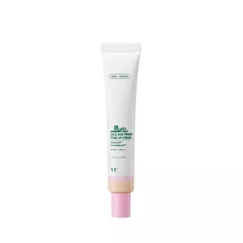 VTCOSMETICS Shika Sun Primer Tone Up Cream 40 мл Увлажняющая основа под макияж Солнцезащитный крем CICA SPF50+ PA++++