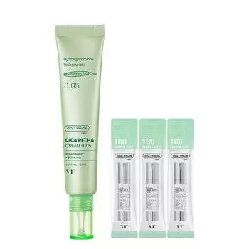 VTCOSMETICS VT CICA Крем 6 типов Увлажнение Чувствительная кожа Сухая кожа Уход за кожей Огрубевшая кожа Уход за кожей Крем 30 мл Liedl Shot 100 x 3 бонус (Речи и