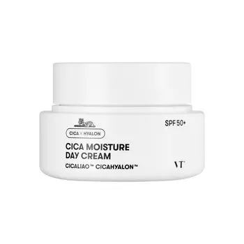 VTCOSMETICS VT CICA Увлажняющий дневной крем Уход за кожей Уход за кожей с защитой от ультрафиолета Чувствительная кожа Сухая кожа Основа под макияж Увлажняющий блеск Корейская косметика SPF50+/PA++++