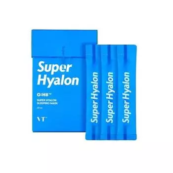 VTCOSMETICS VT Super Hyaluronic Sleeping Mask 4 мл x 20 шт. Увлажняющая сыворотка с гиалуроновой кислотой Moisture Charge