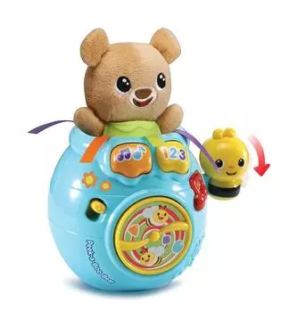 Vtech Educational Toy Bear and with Japanese manual and voice translation list Peek-a-Boo-Bear Peek-a-Boo 80-528303