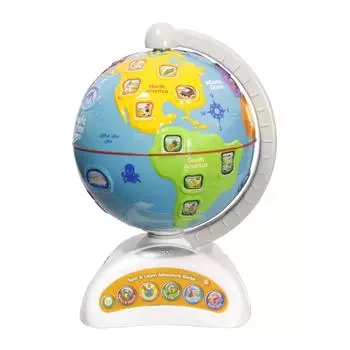 VTech Spin Learn Adventure Globe исследуйте мир с официально импортированным продуктом и «Adventure Globe»! 80-126100