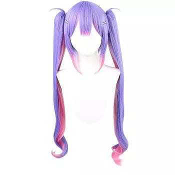 VTuber Hololive Nijisanji Cosplay Halloween Wig [milky time] (Tokoyami Towa)