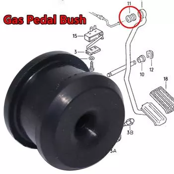 Втулка кабеля газовой рампы для VW Golf 2 Jetta 2 Passat 35i Corrado, резиновая втулка, ручные монтажные зажимы 191721555 191721559 1PC