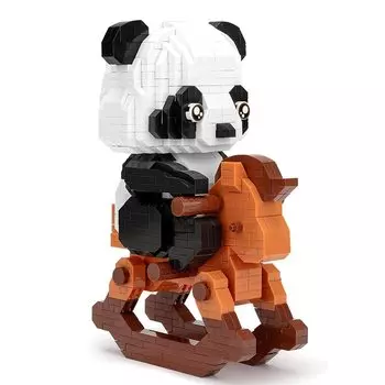 Vukayo Mini Block Panda Bristol Block Building Blocks Игрушка Детский Подарок На День Рождения XMJM-02 (В)