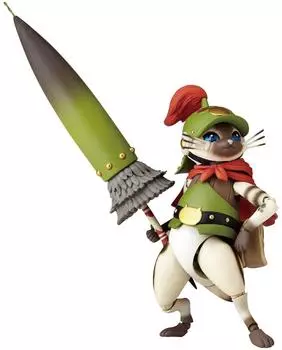 Vulcanlog 005EX Monster Hunter Revo Palico Airou Neko Miyazawa Модель Распространение Ограниченный тираж Высота 105 мм Окрашенная подвижная фигурка (Храбрая серия)