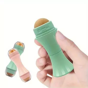 Вулканический камень, маслопоглощающий шарик для удаления масла, массаж, очищение пор, для удаления величия лица, портативная маслопоглощающая палочка чёрный