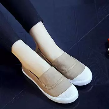 Вулканизированная обувь, женская парусиновая мягкая прогулочная простая обувь, женская легкая универсальная обувь на каждый день, дышащая однотонная модная женская обувь 39 розовый