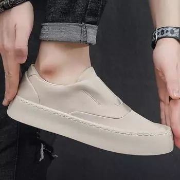 Вулканизированные туфли мужские зеленые британские повседневные парусиновые кроссовки для мужчин на платформе для ходьбы модные мужские кроссовки 2024 39 чёрный