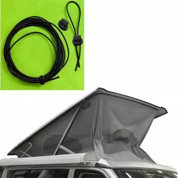 VW T4 T5 T6 Camper Pop Top Roof Bungee / Bellows Safety Device SWB & LWB Black чёрный