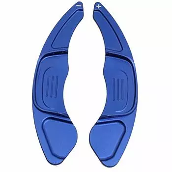 VW Volkswagen Paddle Shift Aluminum Blue Golf 7GTI/GTF/R Scirocco R Steering Paddle Shift Extension Accessory Parts