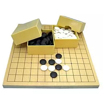 Вводный набор для го Shin Katsura Go Board Set Glass Go Stone Shinsei Ume 8mm Mini Square 9/13 (Жесткий (приблизительно. толстый)/P Дело)