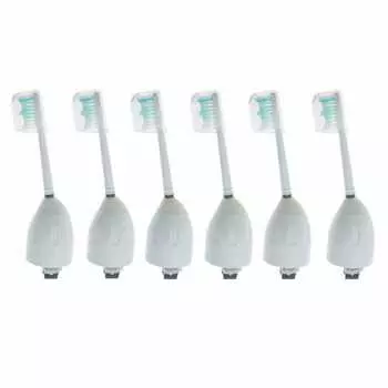 VWONST (6 Pack) e Series Replacement Toothbrush Head for Philips Sonicare E Series HX7001 HX7022 HX7026, Fit Sonicare Essence, Advance, Clean Care, El
