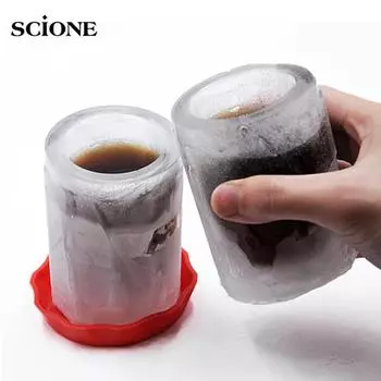 Вы можете съесть чашку! Барная вечеринка, поднос для напитков, ледяного вина, крутая форма чашки, форма для замораживания кубиков льда, форма для приготовления льда, форма для льда, кухня красный