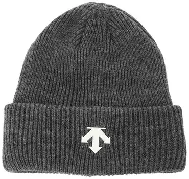 ВЯЗАНАЯ КАПЮШОНКА Вязаная теплая, потливая, быстрозапахивающая, холодная DWBWJC62 MGY [DESCENTE] Кепка, удерживающая, HEATNAVI, впитывающая, сушащая, антибактериальная, устойчивая, простая,