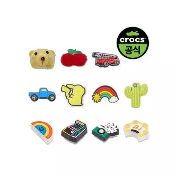 Выберите 1 из 11 видов Crocs Gibbitz 01 cute teddy bear 23SF10011774