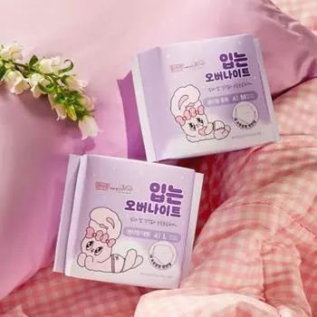 Выберите 1 из 2 видов ночной одежды с Air Queen (Средний 4P / Большой 4P),Корейские женские товары Ipover medium size (M) 4P