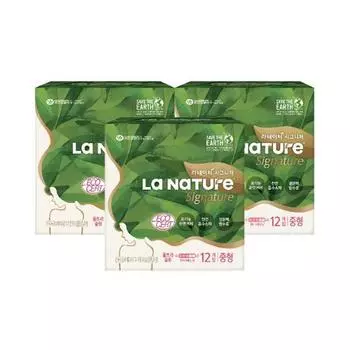 Выберите 1 из 3 фирменных гигиенических салфеток LaNature (Средний/Большой/Лайнер),Корейские женские товары La Nature Woolnaldae 10*3