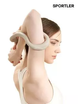 Выберите 1 из 3 колец для йоги Sportler Hard Types (Кремовый, Белый, Серый) white