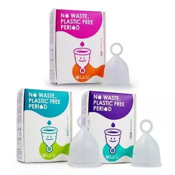 Выберите 1 из 3 колец Luna Cup (Крошечный / Маленький / Большой),Корейские женские товары Ring Large (35ml)