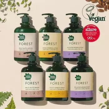 Выберите 1 из 3 лосьонов/средств для умывания Green Finger Forest Forest Fresh Verbena Lotion