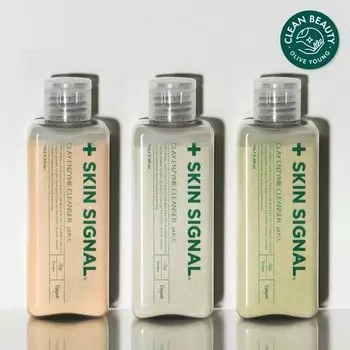 Выберите 1 из 3 очищающих средств Skin Signal Clay Enzyme Cleansers green clay