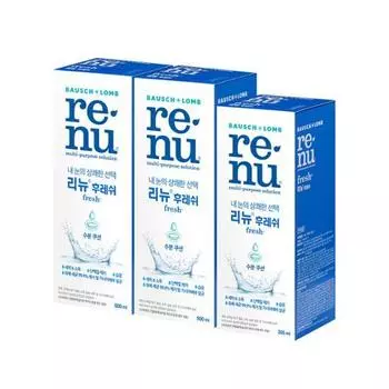 Выберите 1 из 3 специальных наборов re-nu Fresh / Sensitive / Biotrue Sensitive 355ml*2