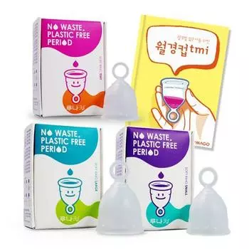 Выберите 1 из 3 стартовых комплектов Luna Cup Ring Start (Маленький/Крошечный/Большой) (+ Руководство TMI включено),Корейские женские товары ring small