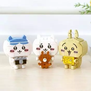Выберите 1 из 3 видов игрушек-конструкторов Chiikawa s DIY Chiikawa C001