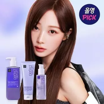 Выберите 1 из 3 видов Mise En Sc Ne [Новинка] Mise En Sc Ne Perfect Magic Straight Shampoo Treatment Serum Magic Straight Serum Shampoo 530ml