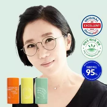 Выберите 1 из 3 видов многофункциональной маски-стика Seondeok Jeju Kera BiomX Rose Cica Multi Stick