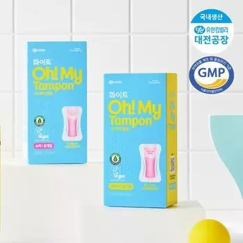 Выберите 1 из 4 белых тампонов Oh My (Обычный/Супер 8P/12P) White Oh My Tampons Regular 12 packs