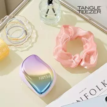 Выберите 1 из 4 компактных стайлеров Tangle Teezer Lilac Yellow Chrome