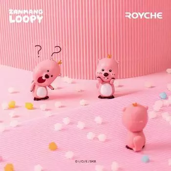 Выберите 1 из 4 типов фигурок мониторов Royce Zangmangluffy. (Я в восторге/Что случилось/Новорожденный/Глупый), популярная фраза в Корее effervescence