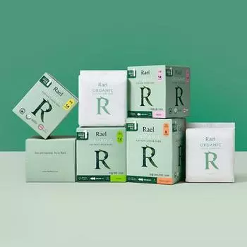 Выберите 1 из 6 гигиенических прокладок Lael из органического хлопка Medium 14P