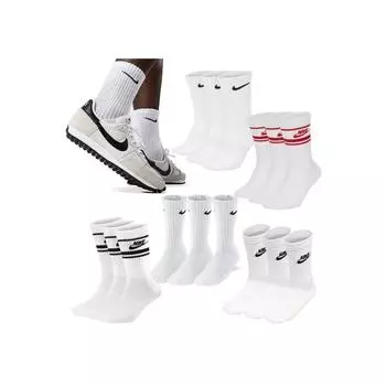 Выберите 1 из 6 носков Nike Unisex Essential Cushion Lightweight Crew 01NIKEDX5025100/M